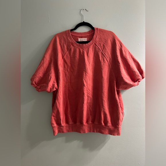 Free People Better On Sweatshirt short sleeve READ - Picture 7 of 10